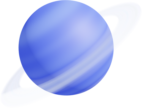 Neptune Planet 3D Icon